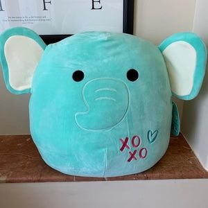squishmallow turquoise elephant